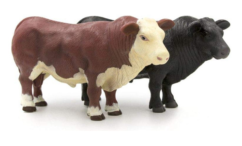 Little Buster Toys Bull - Juego De Toro De Angus Bull Y Her.