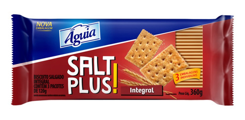 Biscoito Salt Plus Integral Aguia 360g