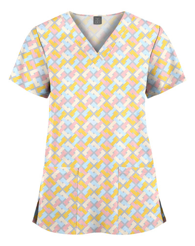 Uniforme De Lactancia Elástico Con Cuello En V Transpirable
