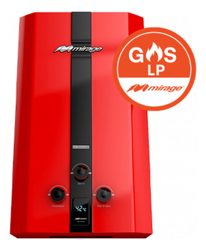 Mirage Flux 6L A gas - Rojo - GLP