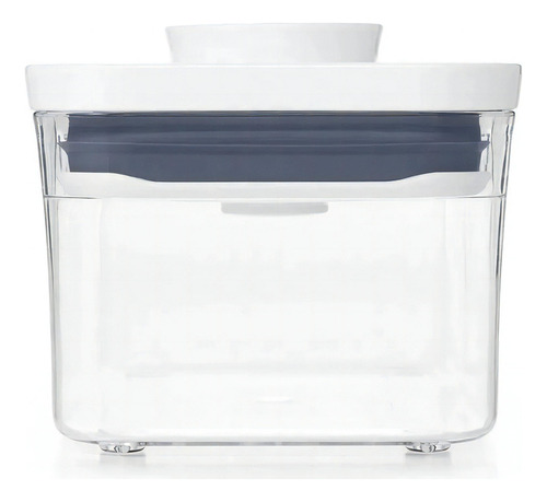 Tarro acrílico hermético Oxo 2.0 para pop, rectangular, 600 ml