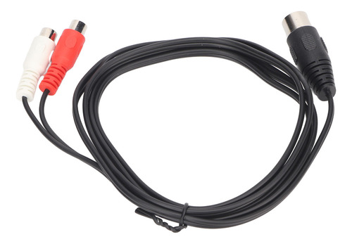 Cable Adaptador De 8 Pines Din Machos A 2 Rca Hembra