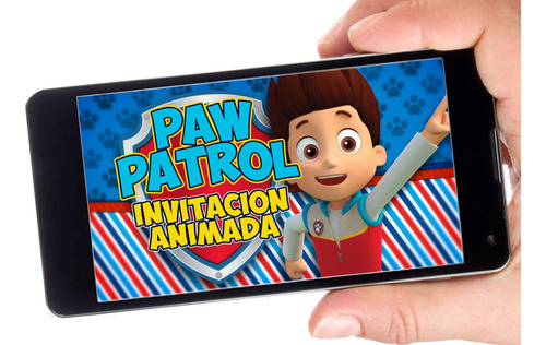 Paw Patrol Invitación Animada