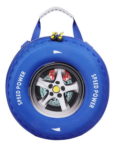 Mochila Con Neumáticos De Coche Con Dibujos Animados For Ni