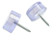 Comprar Patin Deslizador Silicona Con Clavo Simple 20mm X 50 Unid
