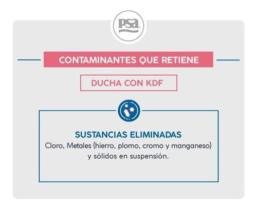 Imagen 7 de 7 de Psa Purificador Ducha 2 Plata - Kdf