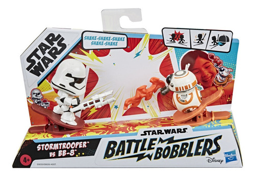 Star Wars Prendedor Battle Bobblers Stormtrooper E Bb8 E8026