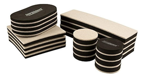 Protectores D Fieltro P Pata Mueble Pack 20 Super Sliders ;o