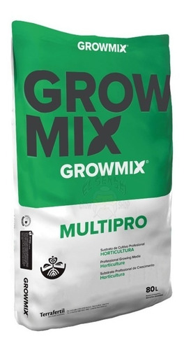 Imagen 1 de 2 de Grow Mix Multipro 80 Lt Terrafertil Sustrato Indoor Cultivo 