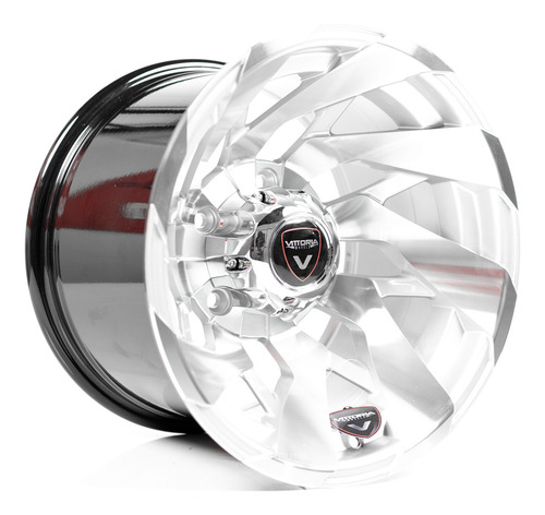 Rodas 15 Vittoria Atacama Tala 10 Offset Negativo 5x139 4x4 Cor Prateado