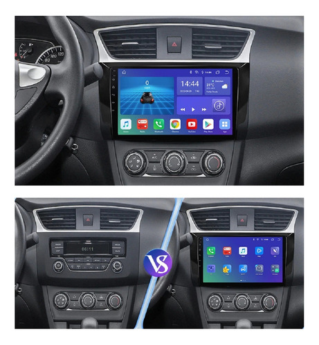 Central Multimídia Android Nissan Sentra 2015-19 8/core 10p
