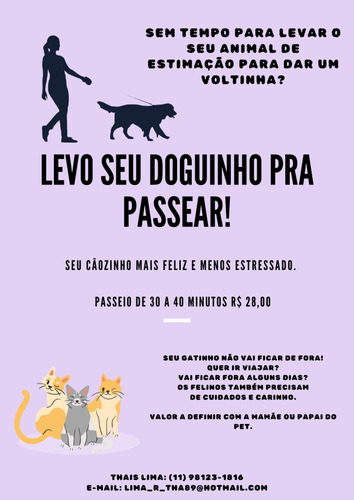 Dog Walker Com Thais 