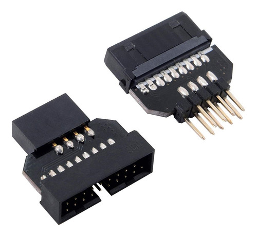 Adaptador Hembra Reversible Usb 2.0 9 Pin A Usb 3.0 20 Pin