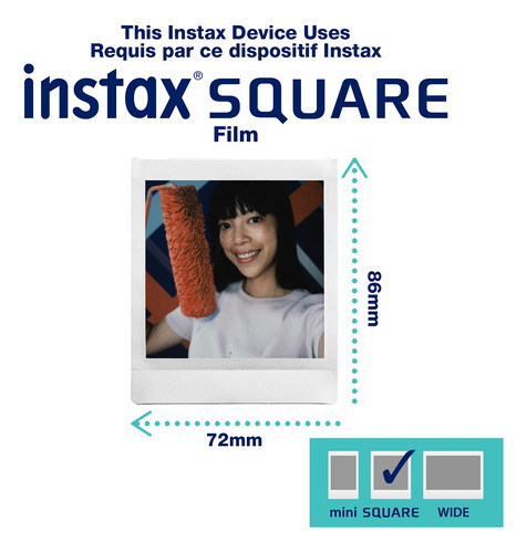 Fujifilm Instax Square Link - Impresora Para Teléfono Inteli