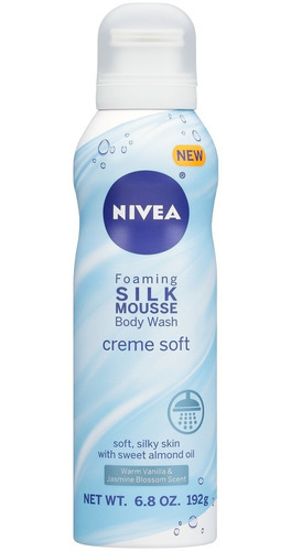 Crema Nivea  Suave De Espuma De Seda Mousse De Lavado Del