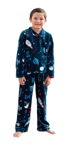 Pijama Niño Supersoft Galaxy Microfibra Suave T10 Tesso