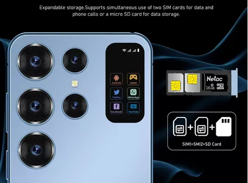 . Teléfono Celular Dual Sim Generic S24u 1tb/16gb Android 5g