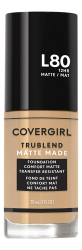 Base de maquillaje en líquida CoverGirl Base de Maquillaje Líquida Covergirl Trublend Matte L80 True Ivory 30ml - 30mL