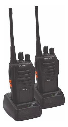 Kit Radio Transmisor Philco Md216 2uni Ideal Para Guardias
