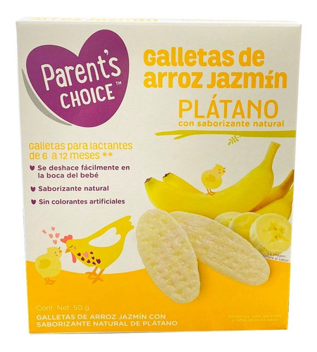 Parent S Choice Galletas De Arroz Jazmín 50 G