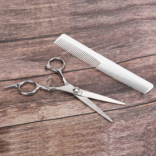 H Tijeras Planas Para Cortar Cabello Doméstico Profesional