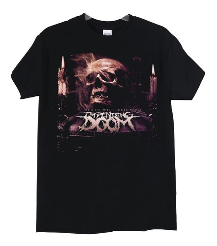 Polera Impending Doom Death Will Reign Rock Abominatron