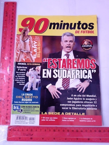 Revista 90 Minutos De Futbol No 42 Junio 9 Del 2009
