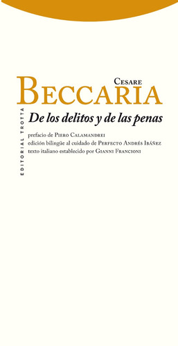 De Los Delitos Y De Las Penas, Cesare Beccaria, Trotta