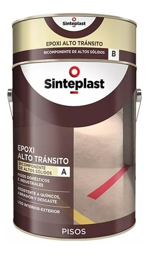 Pintura Recufloor Pisos Epoxi Alto Transito 4 Lts Sinteplast