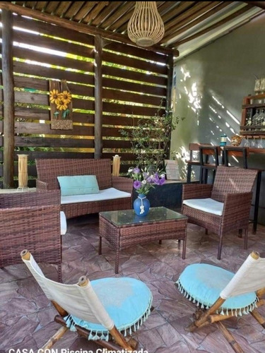 Casa Piscina Climatizada A 34 Grados, Con Cerramiento En Pvc. En Parque Del Plata