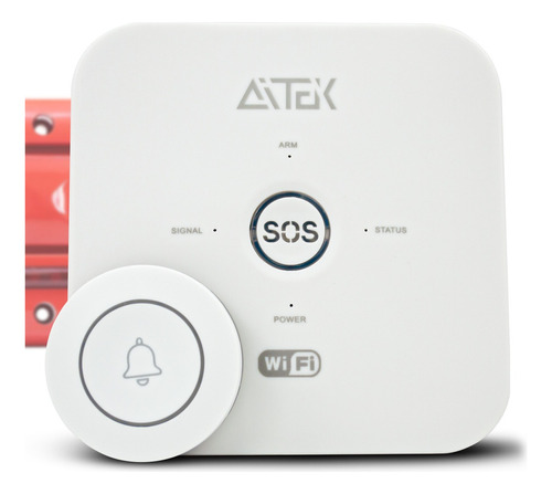 Sistema De Alarme Anti Furto Inteligente Wifi Com Controle Cor Branco