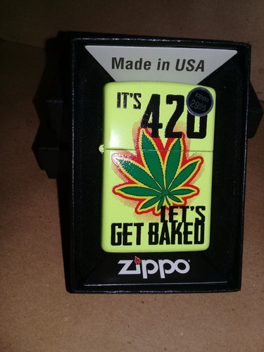 Encendedor Zippo It's 420 Let's Get Baked  Nº 28887
