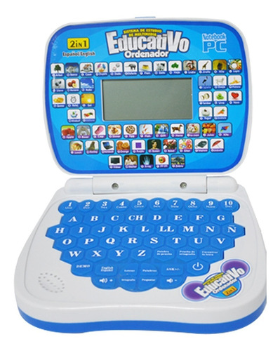 Mini Laptop Interactiva Educativa Español/inglés Niños M165