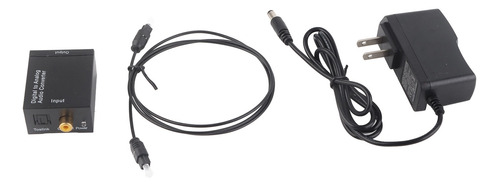 Adaptador Coaxial Digital Con Óptico A Audio Analógico