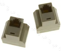 Comprar 2 X Cat5e Rj45 Hembra Cat5e Red Ethernet Conector Adaptador 