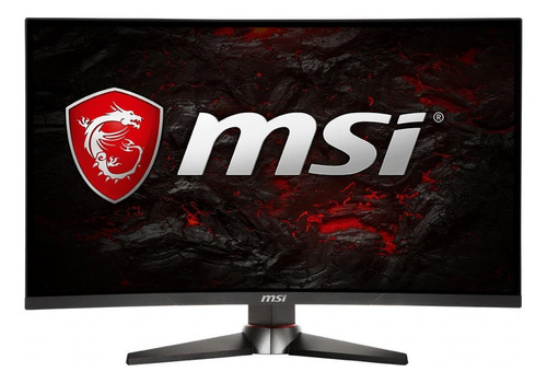 Monitor gamer curvo MSI Optix MAG27C led 27" negro y rojo 100V/240V