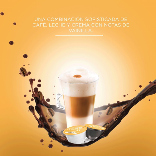 Imagen 3 de 5 de Dolce Gusto Capsulas Latte Macchiato Vainilla X3 Cajas