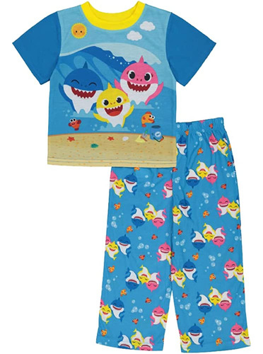 Baby Shark Baby Boys' Paw Patrol 2-piece Loose-fit Pajamas S