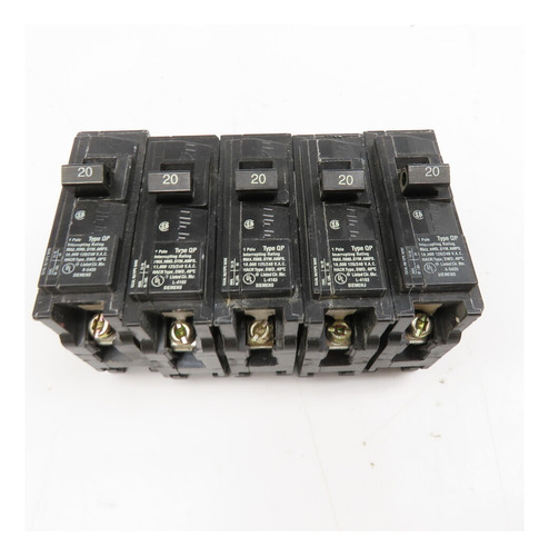 Siemens Q120 Type Qp 20a Single Pole 120/240v Circui Ccv