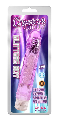 Vibrador  Jelly, Glitters Boy Clitoral, Sexshop