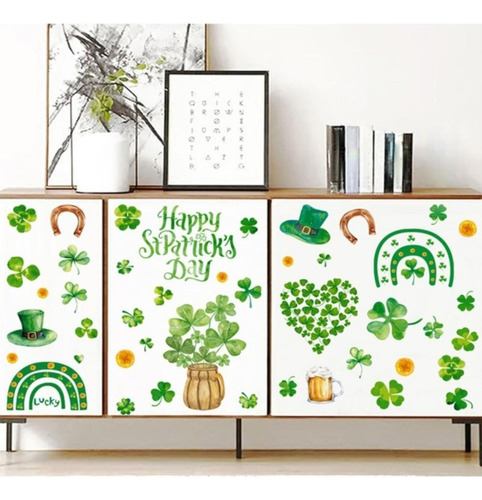 Yz Juego De Pegatinas R Decoración De Pared Navideña