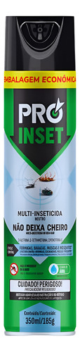 Multi-inseticida Aerossol Base Água Proinset Frasco 350ml