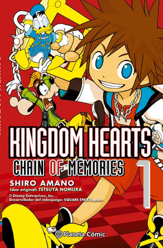 Libro Kingdom Hearts Chain Of Memories - Amano, Shiro