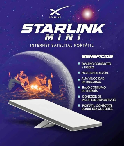 Antena Starlink Mini Internet Ilimitado. Promociones Flash