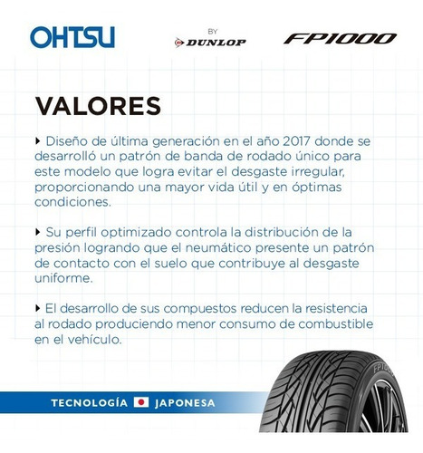 Kit 4 Neumáticos Ohtsu 245 35 R19 Ford Falcon Audi A4 Bmw