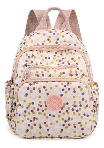 Mini Mochila Vento Marea Con Diseño De Flores Para Mujer, Bo