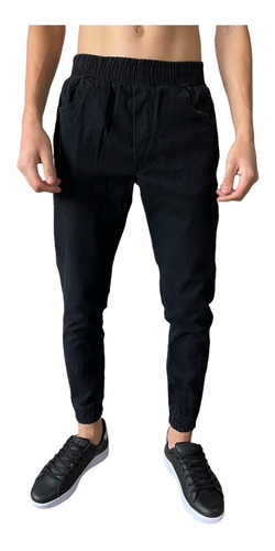 Pantalon Gamer Fiume Gabardina Negro