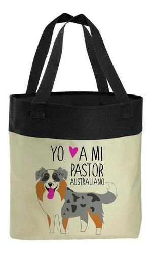 Bolso Microfibra - Pastor Australiano