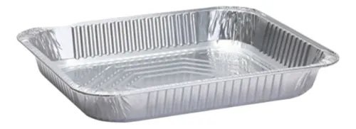 Bandeja Aluminio Restangular 10 Unidades 22,2x15,8