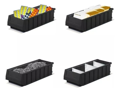 Gaveta Plástica Multibox Rk4016 40x16x10cm Storage Compat